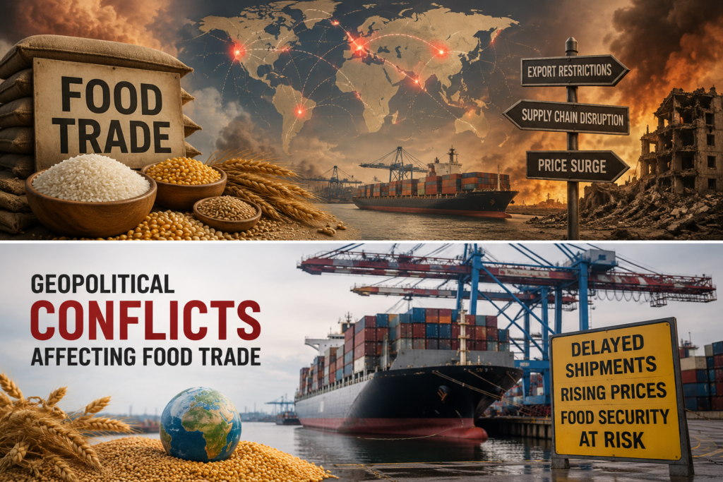 Geopolitical Conflicts Affecting Food Trade