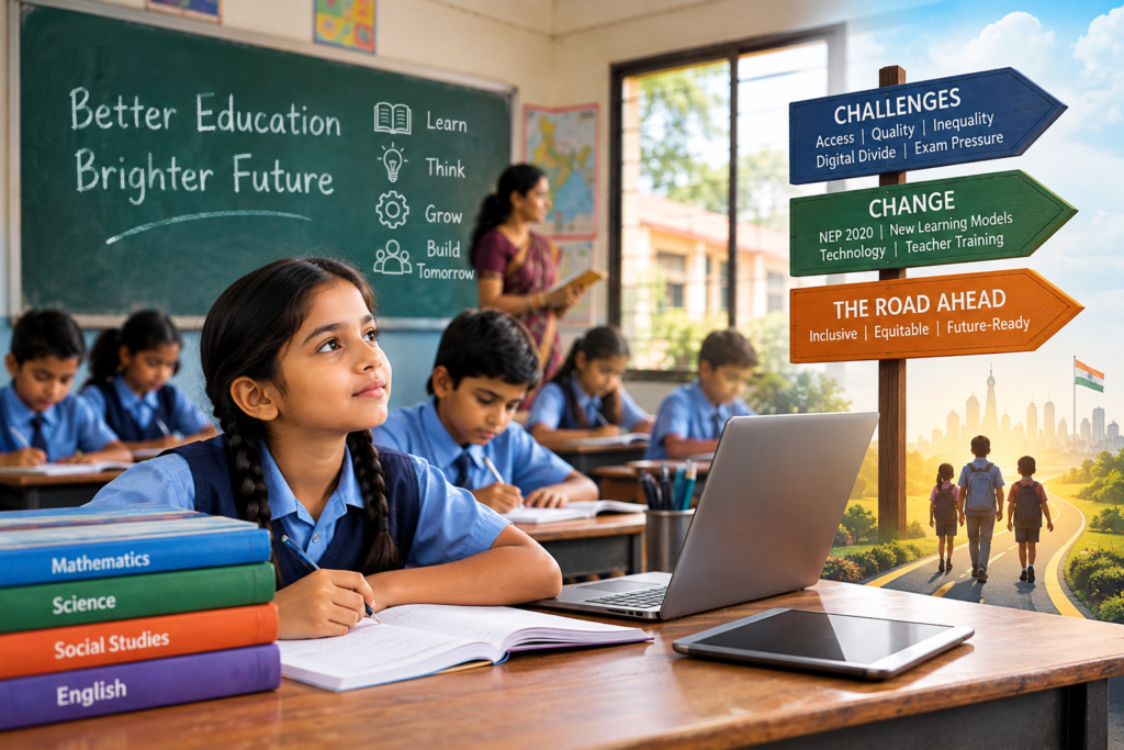 India’s Education System at a Crossroads: Challenges, Change and the Road Ahead